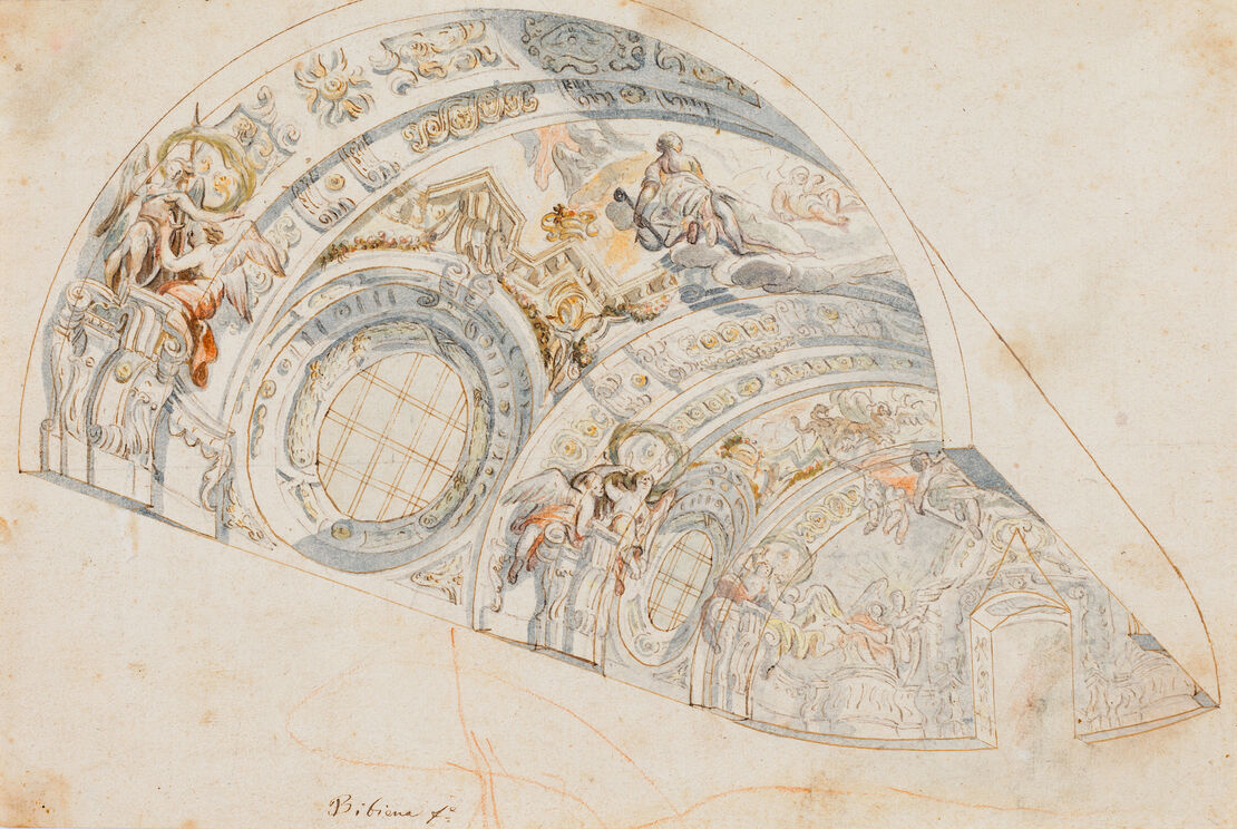 Tonnengewölbe Barockausstellung 2023 Kloster Mehrerau_by Leonhard Hilzensauer