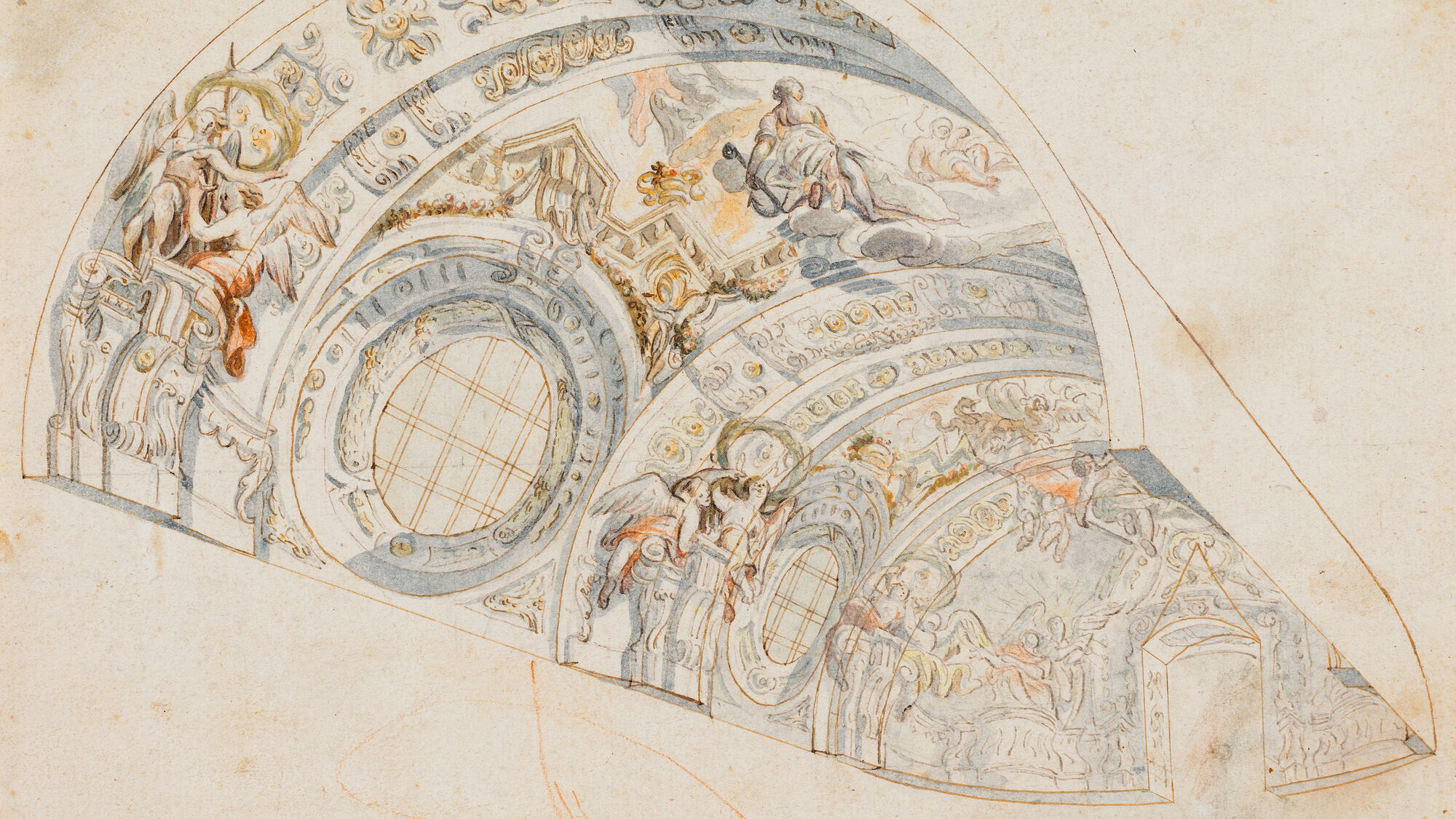 Tonnengewölbe Barockausstellung 2023 Kloster Mehrerau_by Leonhard Hilzensauer